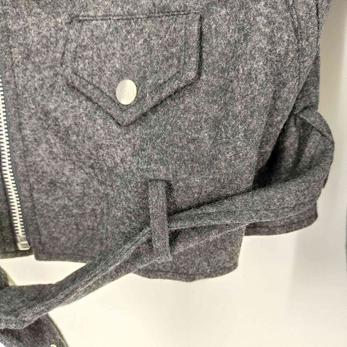 ジュンヤワタナベコムデギャルソン JUNYA WATANABE COMME des GARCONS AD2002 ウールライダースジャケット メンズ ONE SIZE