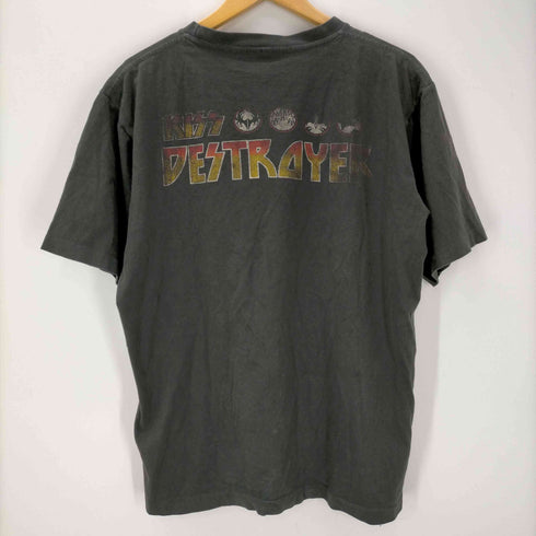 バンドプリント クルーネックTシャツ メンズ