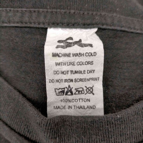 バンドプリント クルーネックTシャツ メンズ
