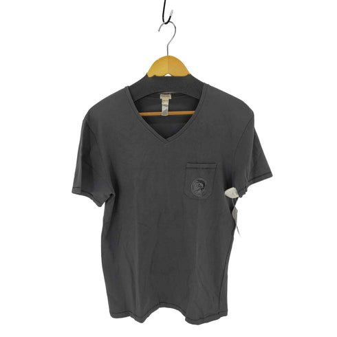 ディーゼル DIESEL S/S TEE ポケットTシャツ ロゴワッペン メンズ L