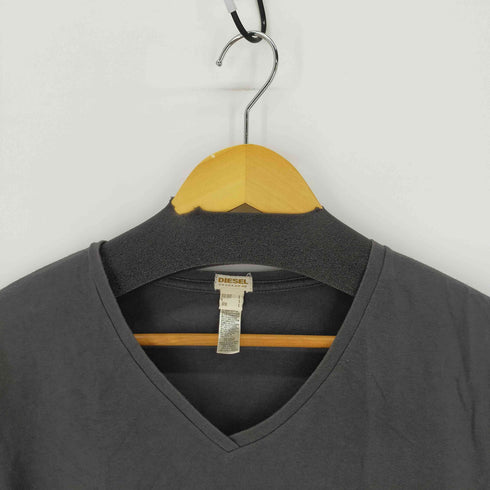 ディーゼル DIESEL S/S TEE ポケットTシャツ ロゴワッペン メンズ L