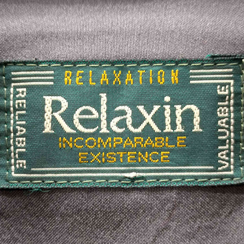 RELAXIN 総柄 オープンカラーシャツ メンズ