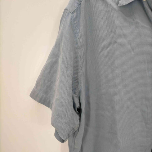 チャップスラルフローレン CHAPS RALPH LAUREN シルクコットン オープンカラーボックスシャツ メンズ import:L