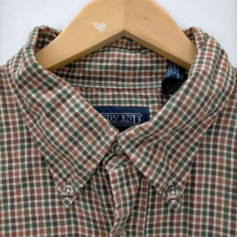 ランズエンド LANDS END 90~00S チェック柄ボタンダウンシャツ メンズ 17 1/2-33