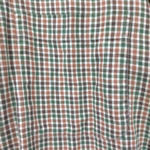 ランズエンド LANDS END 90~00S チェック柄ボタンダウンシャツ メンズ 17 1/2-33