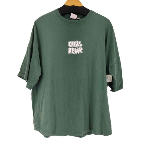 CHILLAX キャラクタープリントクルーネックTシャツ メンズ JPN:L