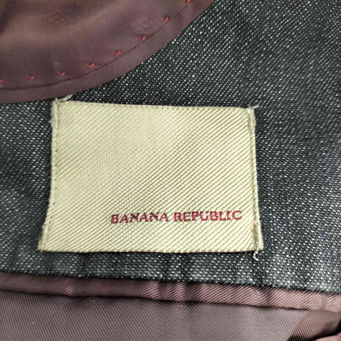 バナナリパブリック BANANA REPUBLIC ピークドラペル デニムテーラードジャケット メンズ 36