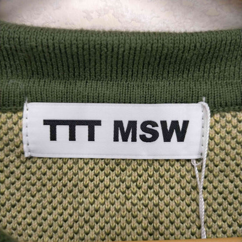 ティーモダンストリートウエア TTT_MSW フラワージャガードニットベスト メンズ JPN:L