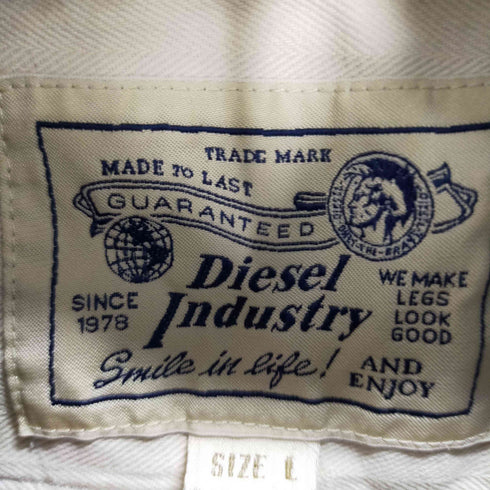 ディーゼル DIESEL クラッシュデニムシャツ メンズ L