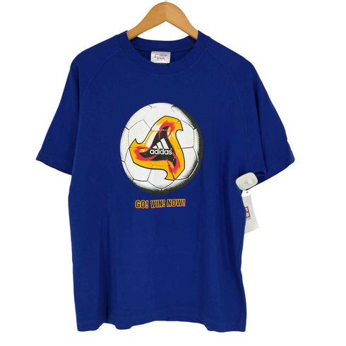 アディダス adidas フロントプリントクルーネックTシャツ メンズ JPN:S
