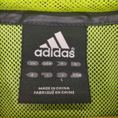 アディダス adidas ロゴ刺繍ナイロンジャケット メンズ JPN:L