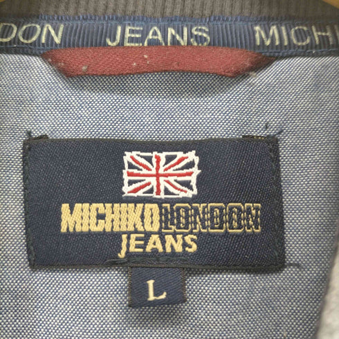 ミチコロンドン MICHIKO LONDON ハーフジップスウェット メンズ JPN:L