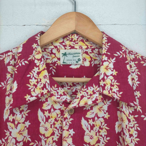 hawaiian seauan 開襟アロハシャツ メンズ JPN:L