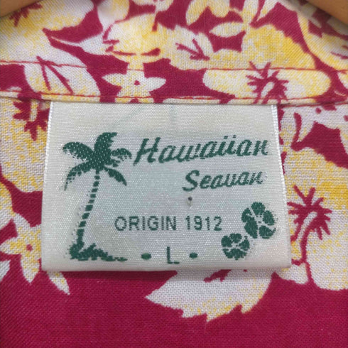 hawaiian seauan 開襟アロハシャツ メンズ JPN:L