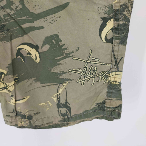 ステューシー Stussy 総柄ショーツ 記念 30周年 メンズ 34
