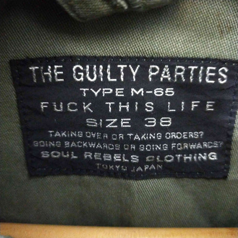 ワコマリア WACKO MARIA M-65 ミリタリージャケット THE GUILTY PARTIES メンズ 38