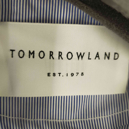トゥモローランド TOMORROWLAND ストライプ柄2Bテーラードジャケット ピンストライプ マルチポケット メンズ