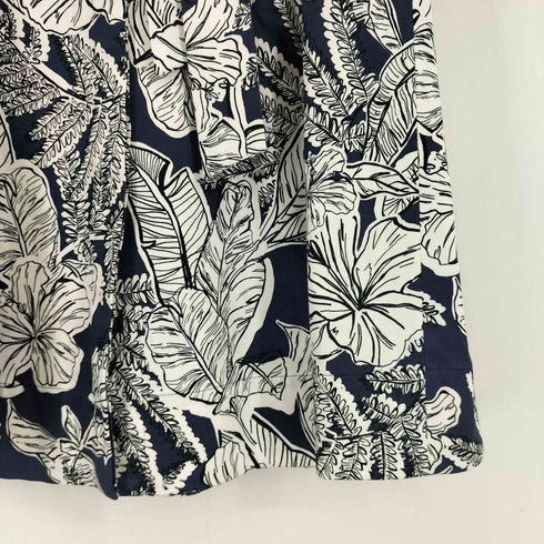 ザラ ZARA ボタニカルプリントスカート レディース L