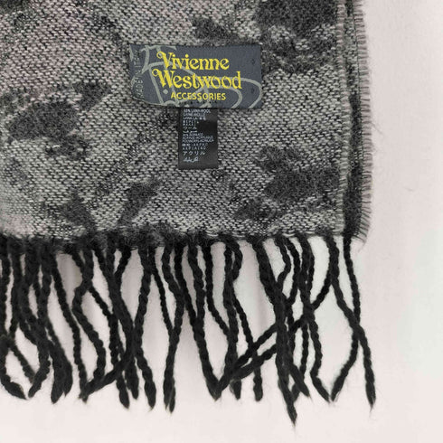 ヴィヴィアンウエストウッド Vivienne Westwood ドクロ アーガイルマフラー メンズ