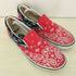バンズ VANS ペイズリー柄 スリッポン レディース JPN:23.5