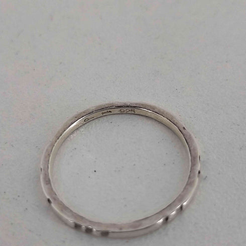 Poda 925刻印 mokume ring 2mm メンズ 15.5号