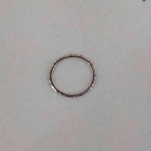 Poda 925刻印 mokume ring 2mm メンズ 11号