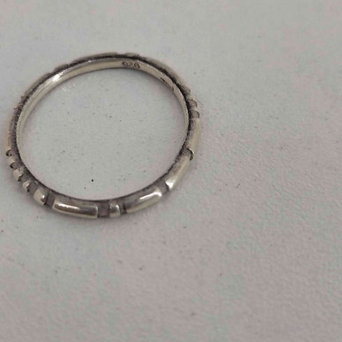 Poda 925刻印 mokume ring 2mm メンズ 11号