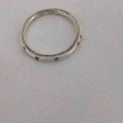 Poda 925刻印 mokume ring 2mm レディース 4.5号