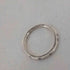 Poda 925刻印 mokume ring 2mm レディース 4.5号
