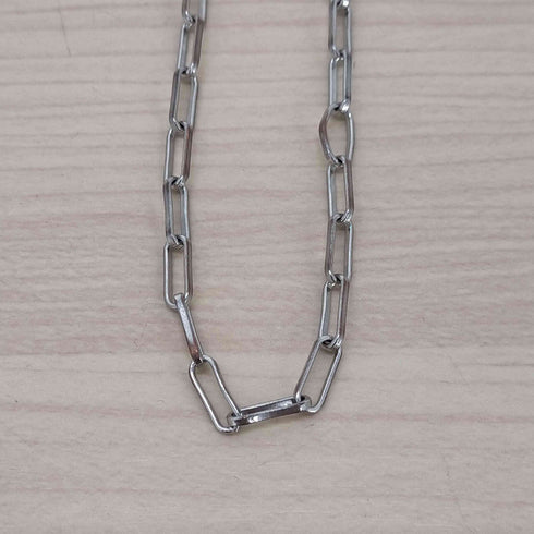 ナバホ NAVAJO 刻印925 HOPI族 チェーンネックレス インディアンジュエリー メンズ ONE SIZE