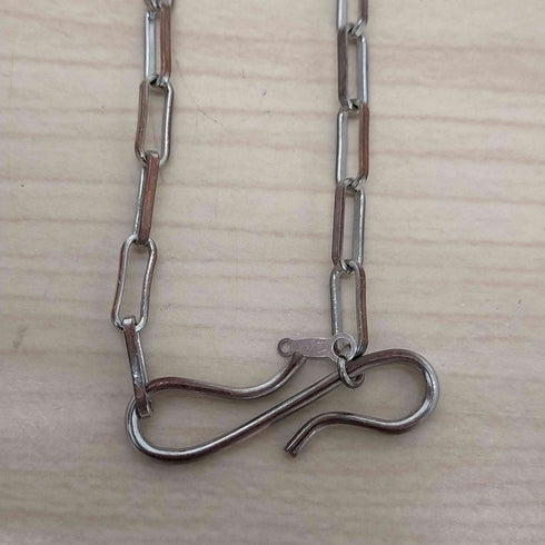 ナバホ NAVAJO 刻印925 HOPI族 チェーンネックレス インディアンジュエリー メンズ ONE SIZE
