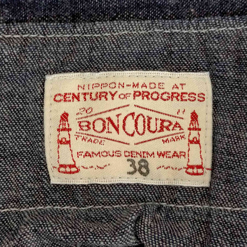 BONCOURA Baseball Shirt Denim メンズ 38