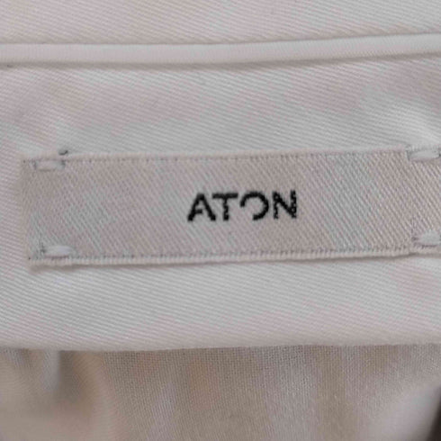 エイトン ATON COMPACT WOOL | ストレートパンツ レディース 01