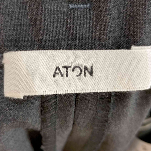 エイトン ATON WOOL TROPICAL TAPERED EASY PANTS メンズ 04