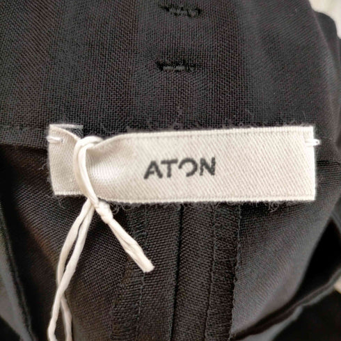 エイトン ATON WOOL TROPICAL TAPERED EASY PANTS メンズ 44