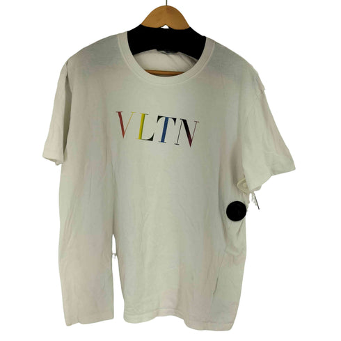 ヴァレンティノ Valentino T-SHIRT WITH VLTN LOGO PRINT メンズ JPN:XL