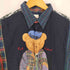 カールヘルム Karl Helmut クマプリント パッチワークチェックシャツ メンズ JPN:M