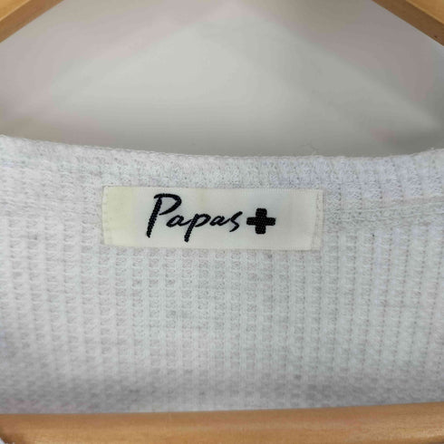 パパス papas ヘンリーネック ポケットカットソー メンズ JPN:L