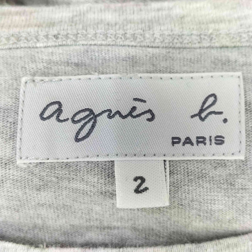 アニエスベー agnes b. アーティストプリント カットソー S/S ワンピース レディース JPN:2