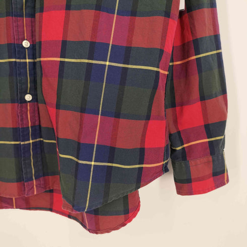 ラルフローレン RALPH LAUREN CLASSIC FIT ポニー刺繍 ボタンダウンチェックシャツ メンズ import:L