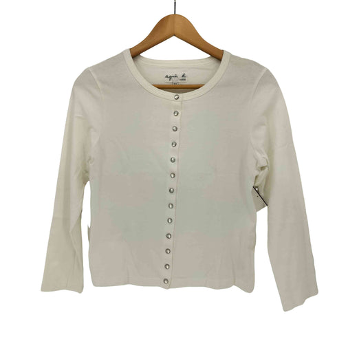 アニエスベー agnes b. カーディガン プレッション レディース T2