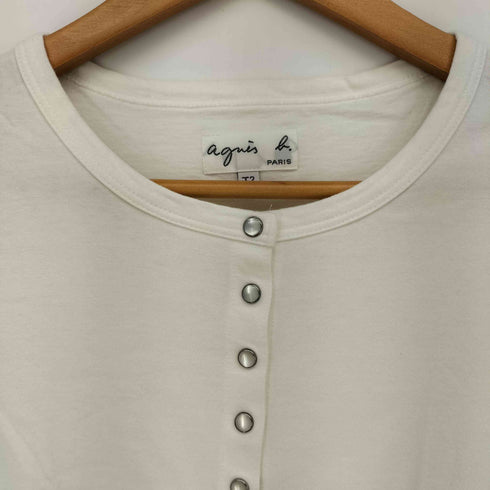 アニエスベー agnes b. カーディガン プレッション レディース T2