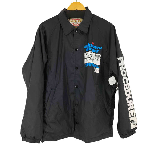 セントマイケル SAINT MICHAEL UNKNOW COACH JACKET アンノウンデザインプリントコーチジャケット メンズ