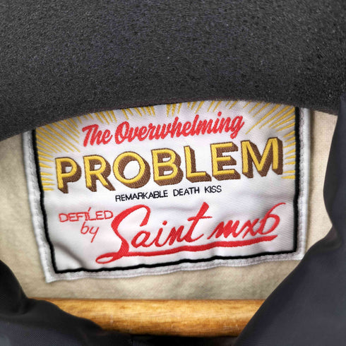 セントマイケル SAINT MICHAEL UNKNOW COACH JACKET アンノウンデザインプリントコーチジャケット メンズ