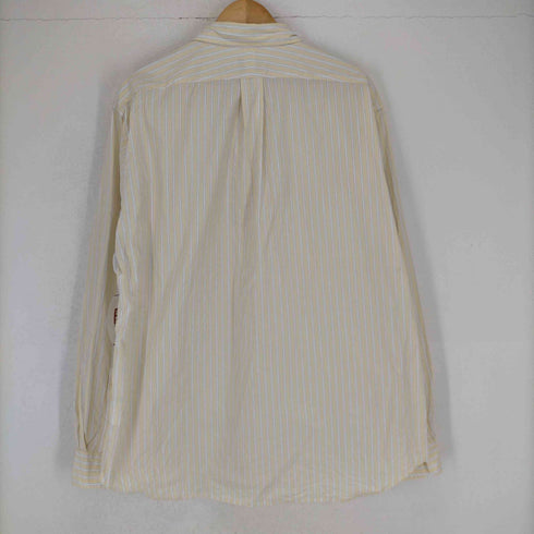 グリーンレーベルリラクシング GREEN LABEL RELAXING パターンストライプ ジャストルーズ ボタンダウン シャツ メンズ JPN:XL
