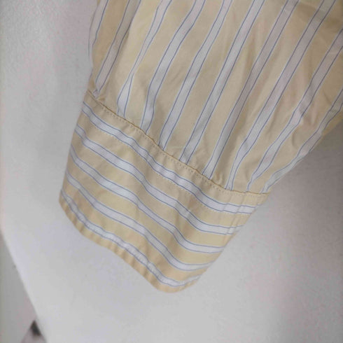 グリーンレーベルリラクシング GREEN LABEL RELAXING パターンストライプ ジャストルーズ ボタンダウン シャツ メンズ JPN:XL