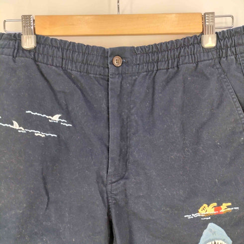 ポロラルフローレン POLO RALPH LAUREN ポロベア サメ アニマル刺繍 イージーショーツ ショートパンツ メンズ JPN:M