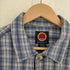 ラッキーストライク LUCKY STRIKE フラップポケット チェック レギュラーカラーシャツ メンズ import:L