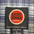 ラッキーストライク LUCKY STRIKE フラップポケット チェック レギュラーカラーシャツ メンズ import:L