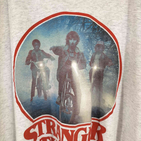 ストレンジャーシングス Stranger Things フォトプリント ラグランTシャツ メンズ import:L